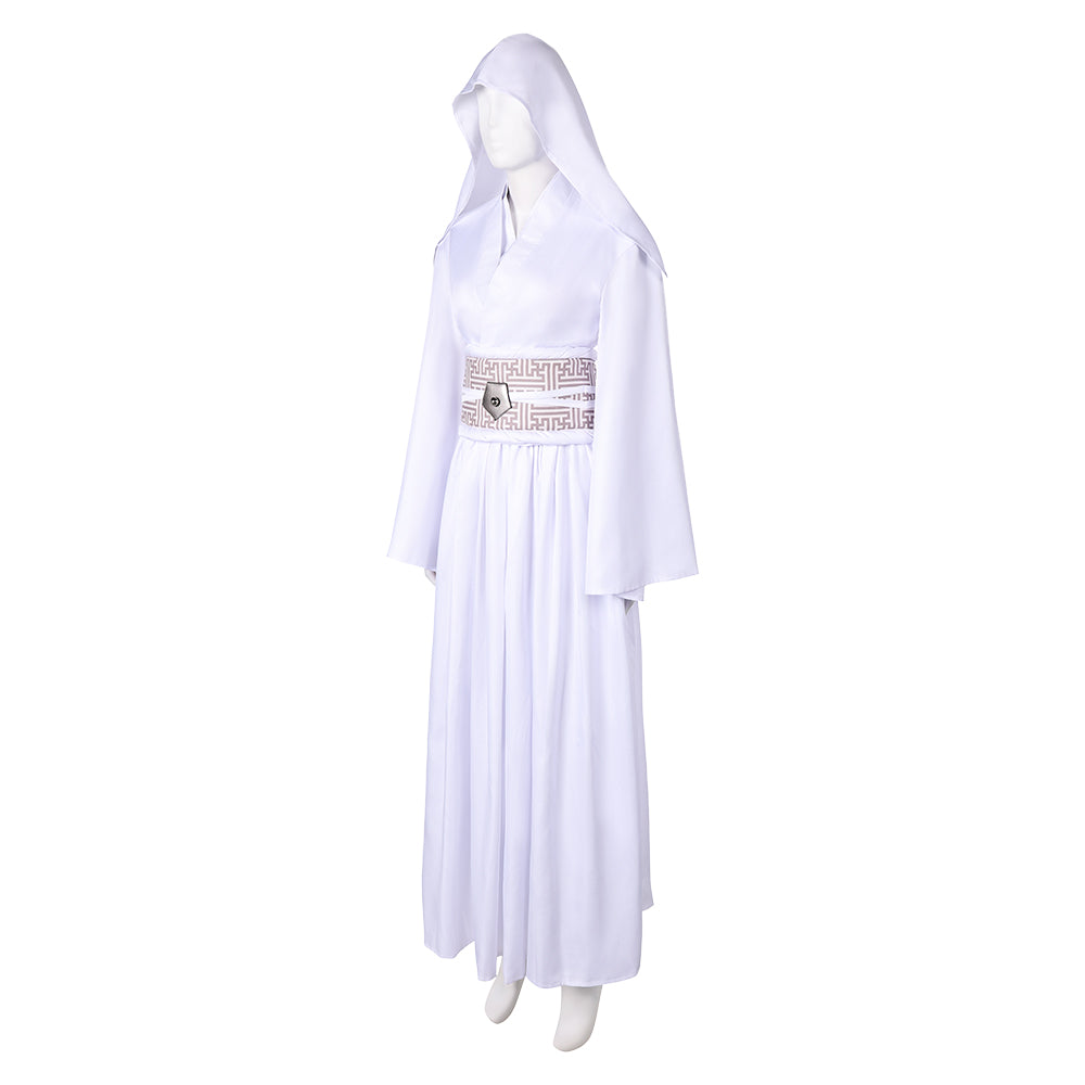 La Guerre des Étoiles Princess Leia Robe Blanche Cosplay Costume
