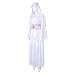 La Guerre des Étoiles Princess Leia Robe Blanche Cosplay Costume