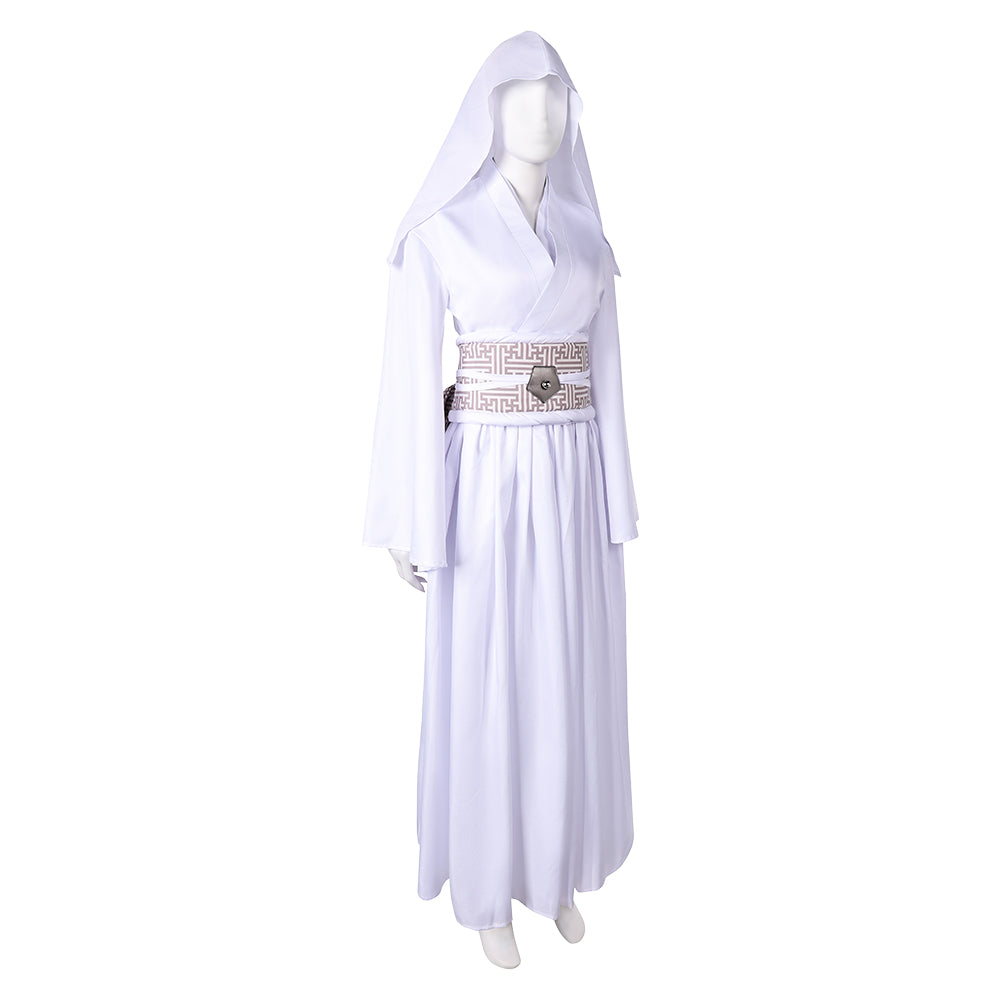 La Guerre des Étoiles Princess Leia Robe Blanche Cosplay Costume