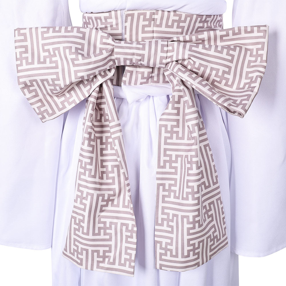 La Guerre des Étoiles Princess Leia Robe Blanche Cosplay Costume