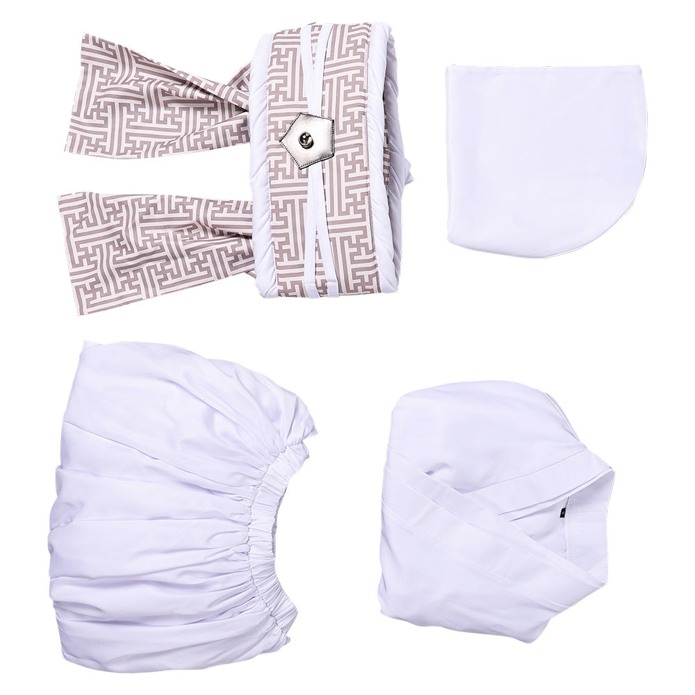 La Guerre des Étoiles Princess Leia Robe Blanche Cosplay Costume