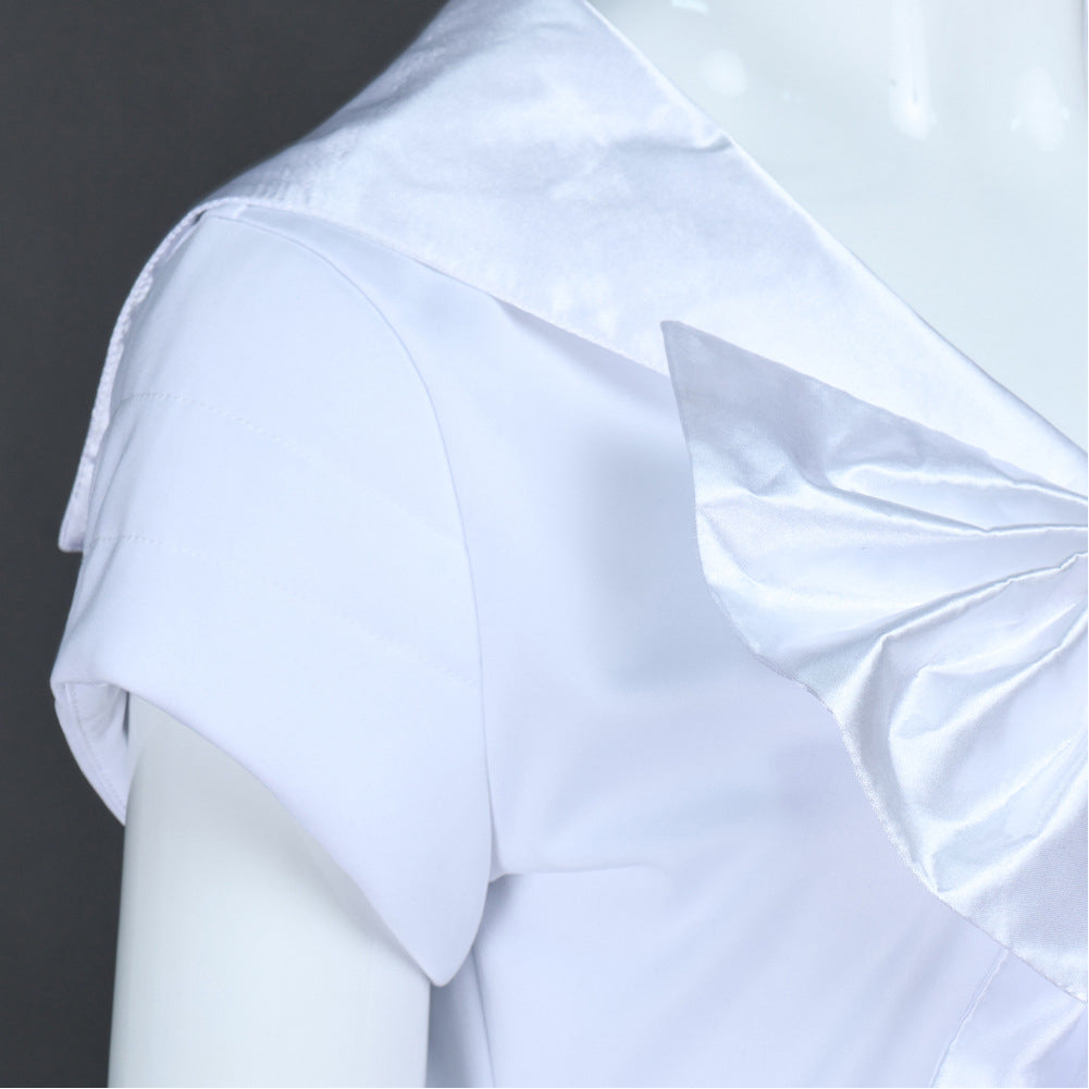 La Guerre des Étoiles Princess Leia Robe de Marin Blanche Cosplay Costume