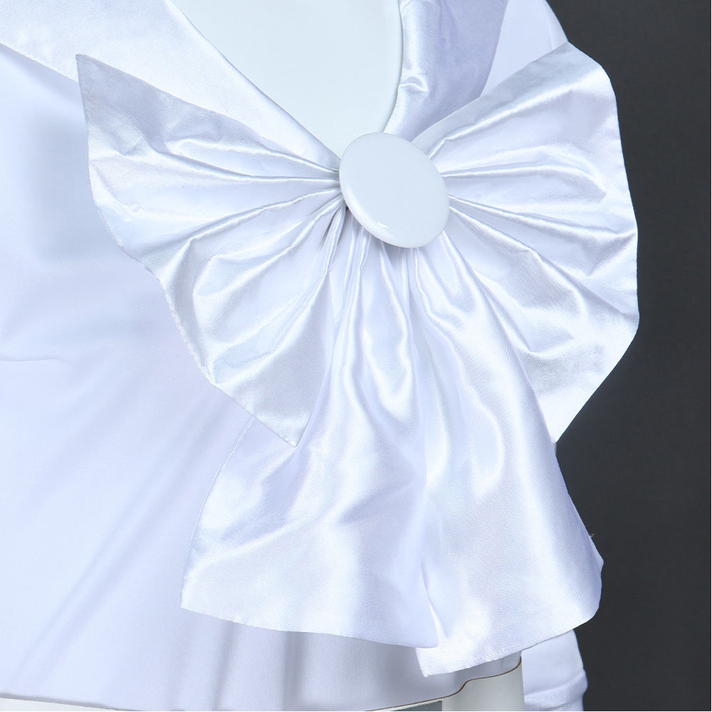 La Guerre des Étoiles Princess Leia Robe de Marin Blanche Cosplay Costume