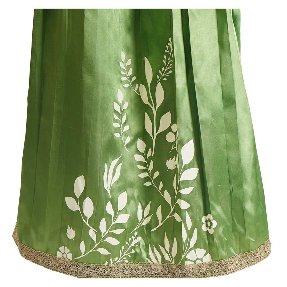 La Guerre des Étoiles Princess Leia Robe Verte Cosplay Costume