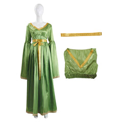 La Guerre des Étoiles Princess Leia Robe Verte Cosplay Costume