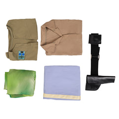 La Guerre des Étoiles Princess Leia Tenue de Cape Camouflage Verte Cosplay Costume