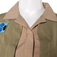 La Guerre des Étoiles Princess Leia Tenue de Cape Camouflage Verte Cosplay Costume