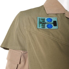 La Guerre des Étoiles Princess Leia Tenue de Cape Camouflage Verte Cosplay Costume