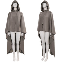 La Guerre des Étoiles Rey Cape Grise Cosplay Costume