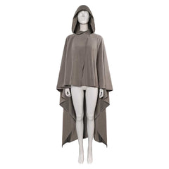 La Guerre des Étoiles Rey Cape Grise Cosplay Costume