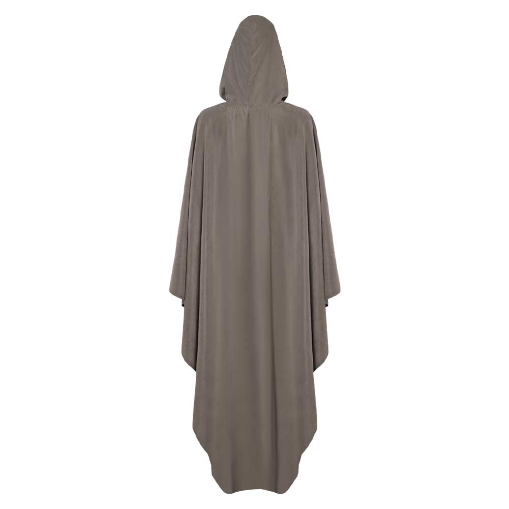 La Guerre des Étoiles Rey Cape Grise Cosplay Costume