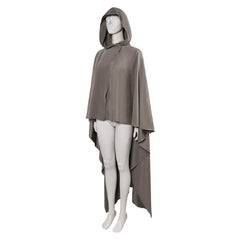 La Guerre des Étoiles Rey Cape Grise Cosplay Costume