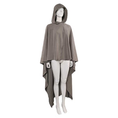 La Guerre des Étoiles Rey Cape Grise Cosplay Costume