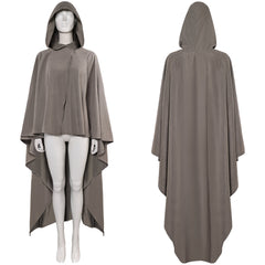 La Guerre des Étoiles Rey Cape Grise Cosplay Costume