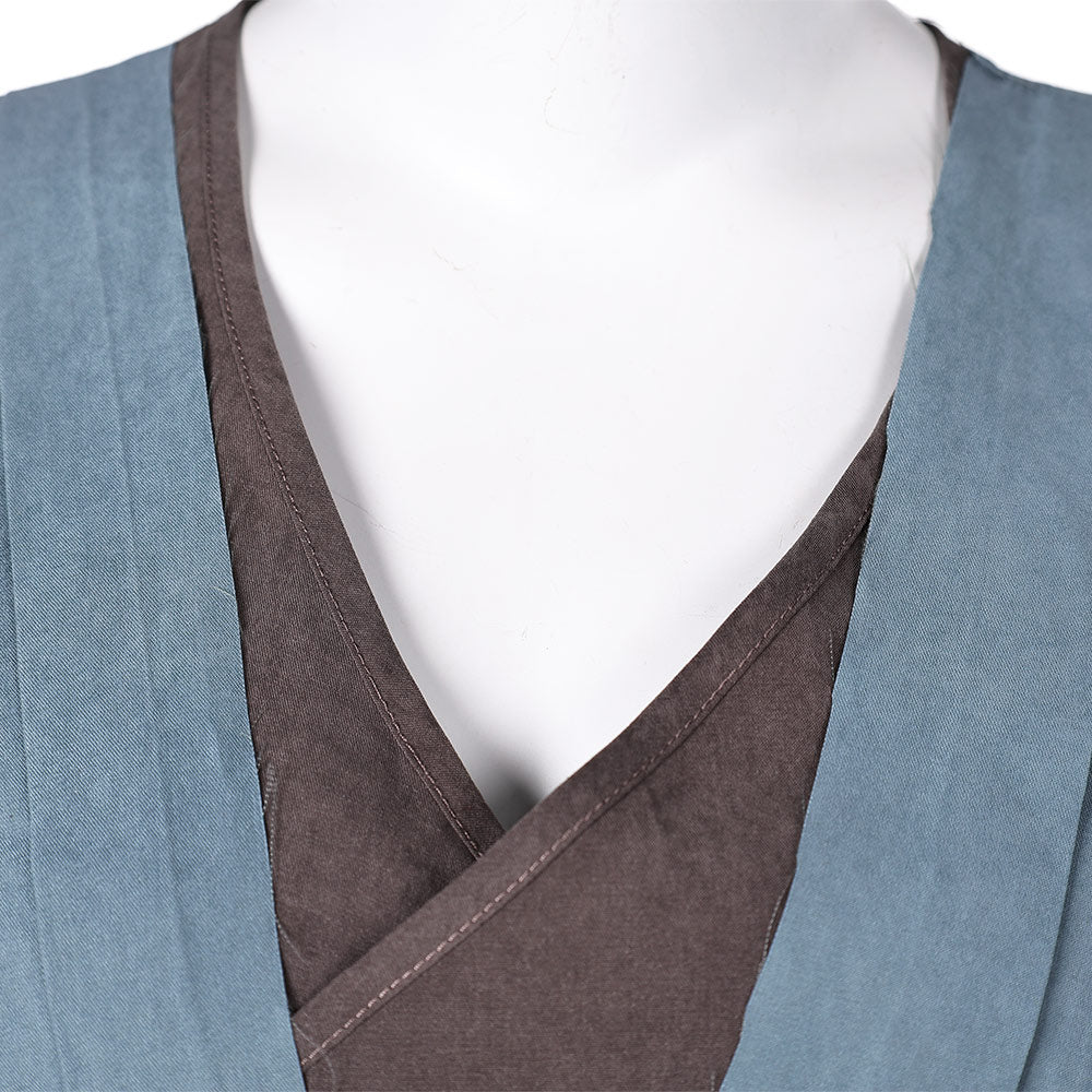 La Guerre des Étoiles Rey Tenue Grise de Combat Cosplay Costume