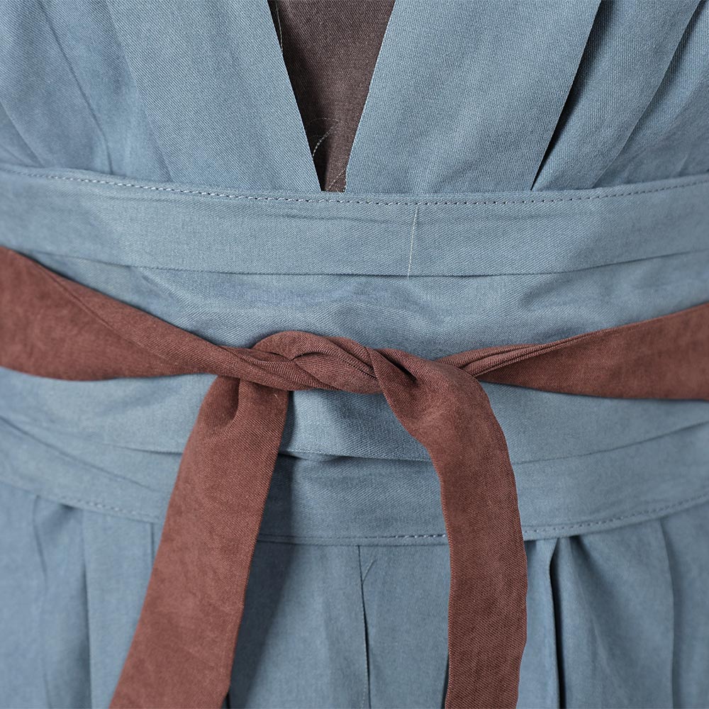 La Guerre des Étoiles Rey Tenue Grise de Combat Cosplay Costume