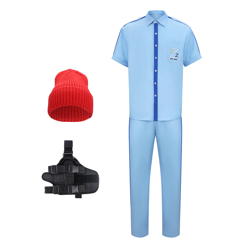 La Vie Aquatique Zissou Tenue Bleue Cosplay Costume