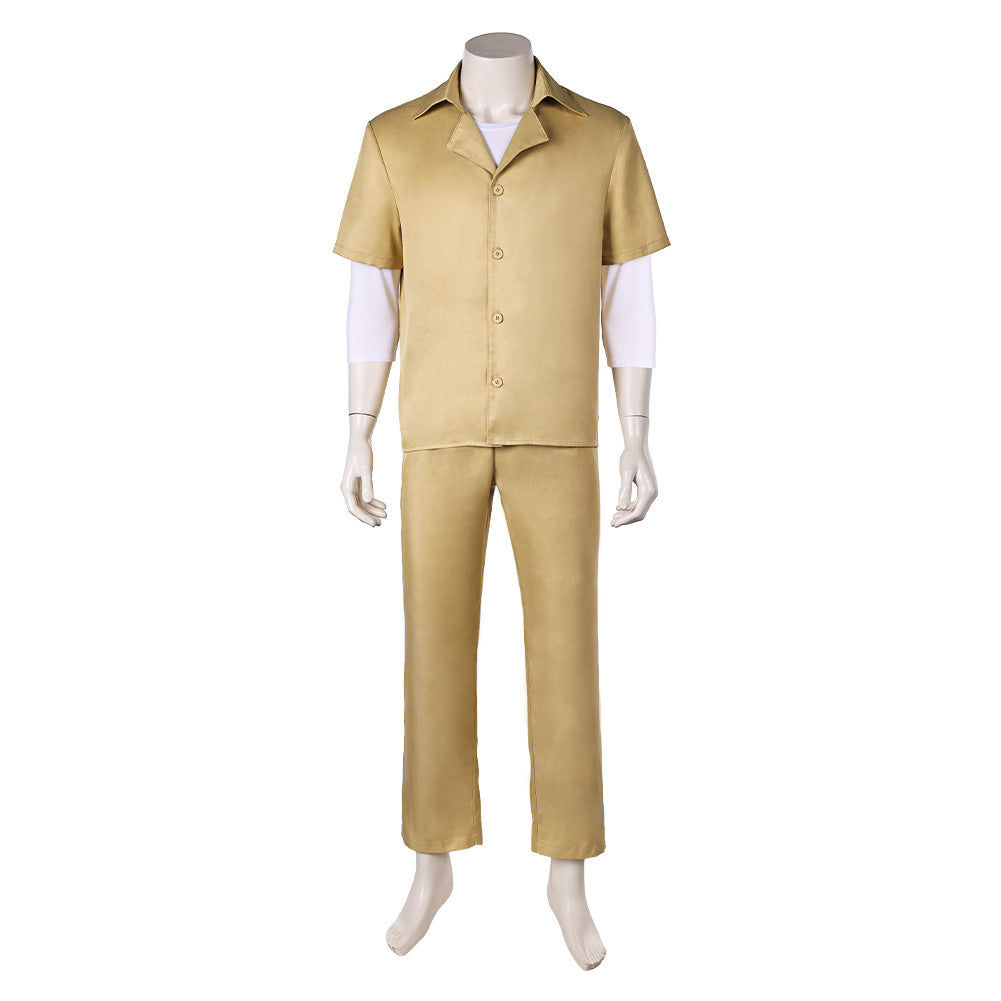 LAZARUS(2025) Axel Prison Unifome Jaune Cosplay Costume