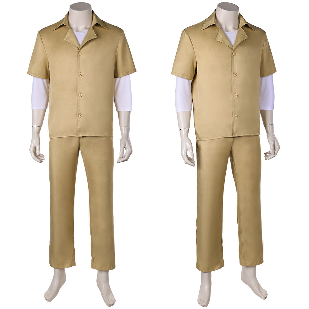 LAZARUS(2025) Axel Prison Unifome Jaune Cosplay Costume