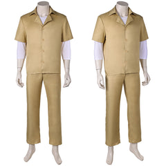 LAZARUS(2025) Axel Prison Unifome Jaune Cosplay Costume