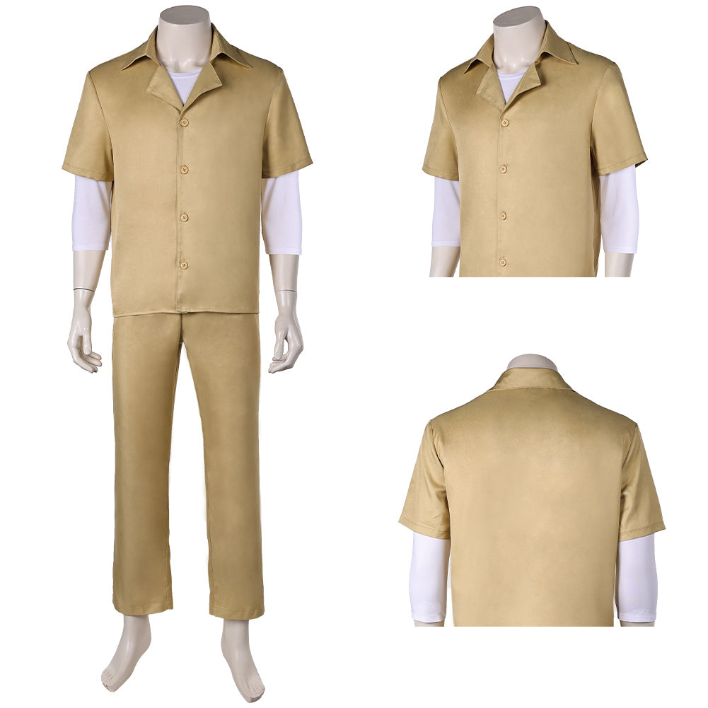 LAZARUS(2025) Axel Prison Unifome Jaune Cosplay Costume