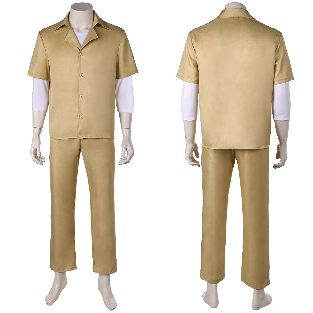 LAZARUS(2025) Axel Prison Unifome Jaune Cosplay Costume