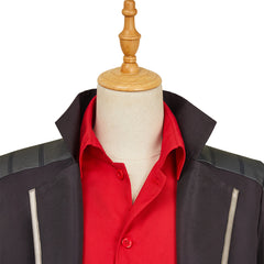 LAZARUS(2025) Axel Tenue Noire et Rouge Cosplay Costume