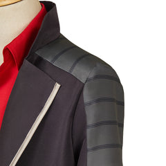 LAZARUS(2025) Axel Tenue Noire et Rouge Cosplay Costume