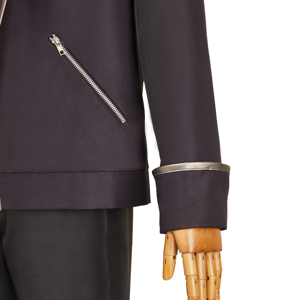 LAZARUS(2025) Axel Tenue Noire et Rouge Cosplay Costume