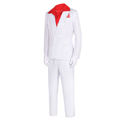 Le Balafré 1983 Al Pacino Tenue Blanche et Rouge Cosplay Costume