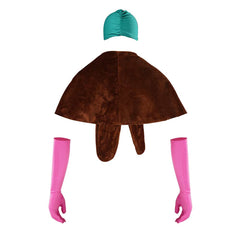 Le Sapin a Les Boules Clark Châle+Gants+Chapeau Cosplay Costume