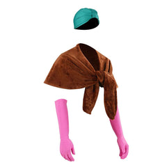 Le Sapin a Les Boules Clark Châle+Gants+Chapeau Cosplay Costume