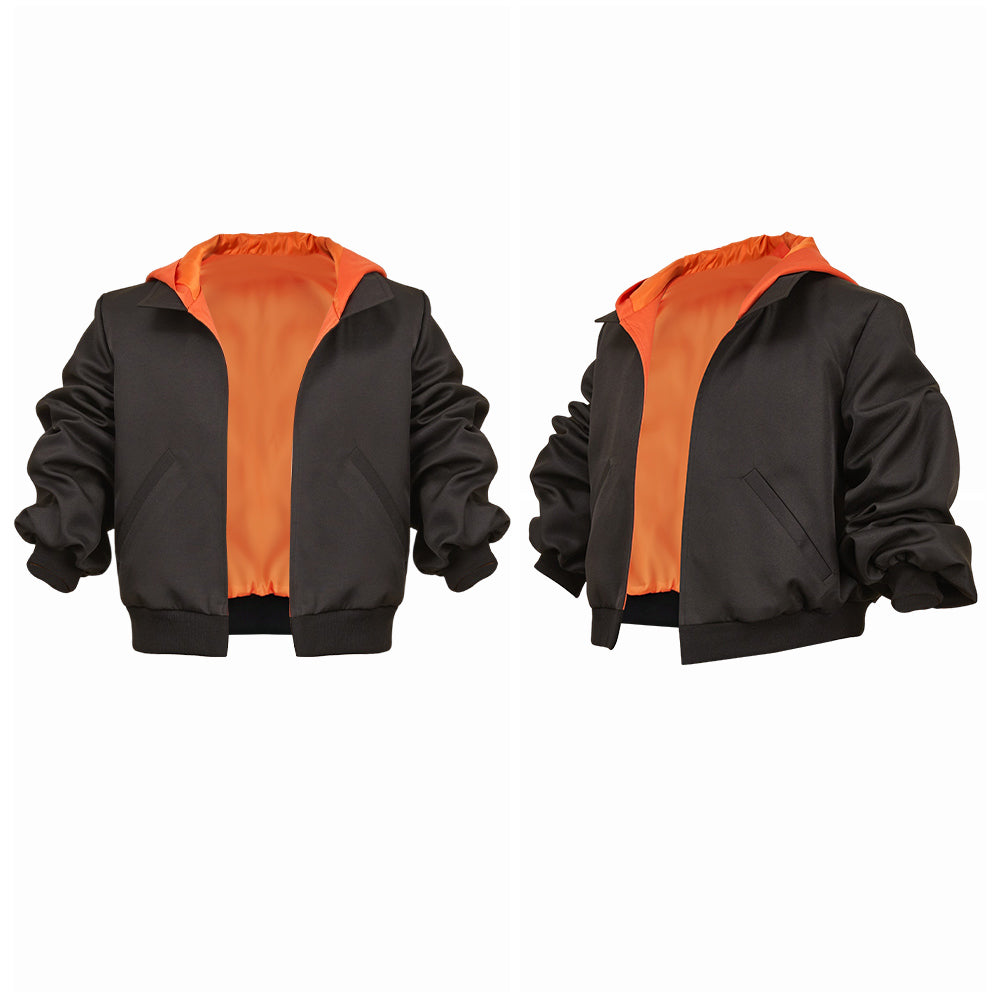 Les Bad Guys 2(2025) Kitty Kat Veste Noire et Orange Cosplay Costume
