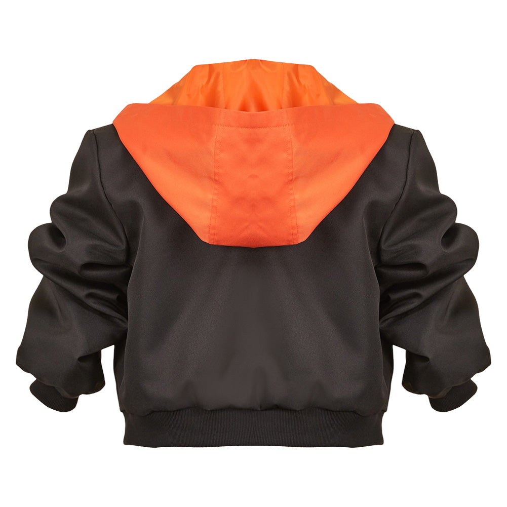 Les Bad Guys 2(2025) Kitty Kat Veste Noire et Orange Cosplay Costume