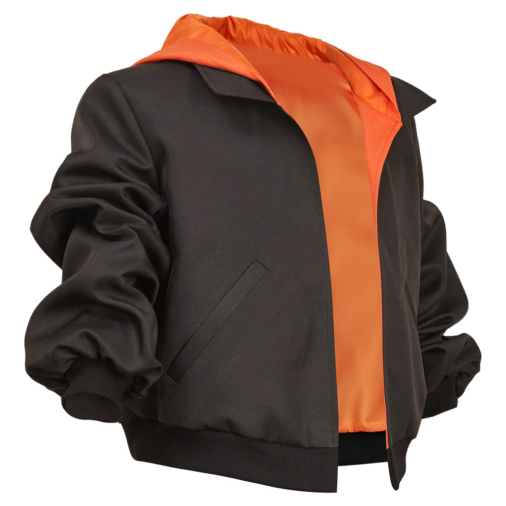 Les Bad Guys 2(2025) Kitty Kat Veste Noire et Orange Cosplay Costume