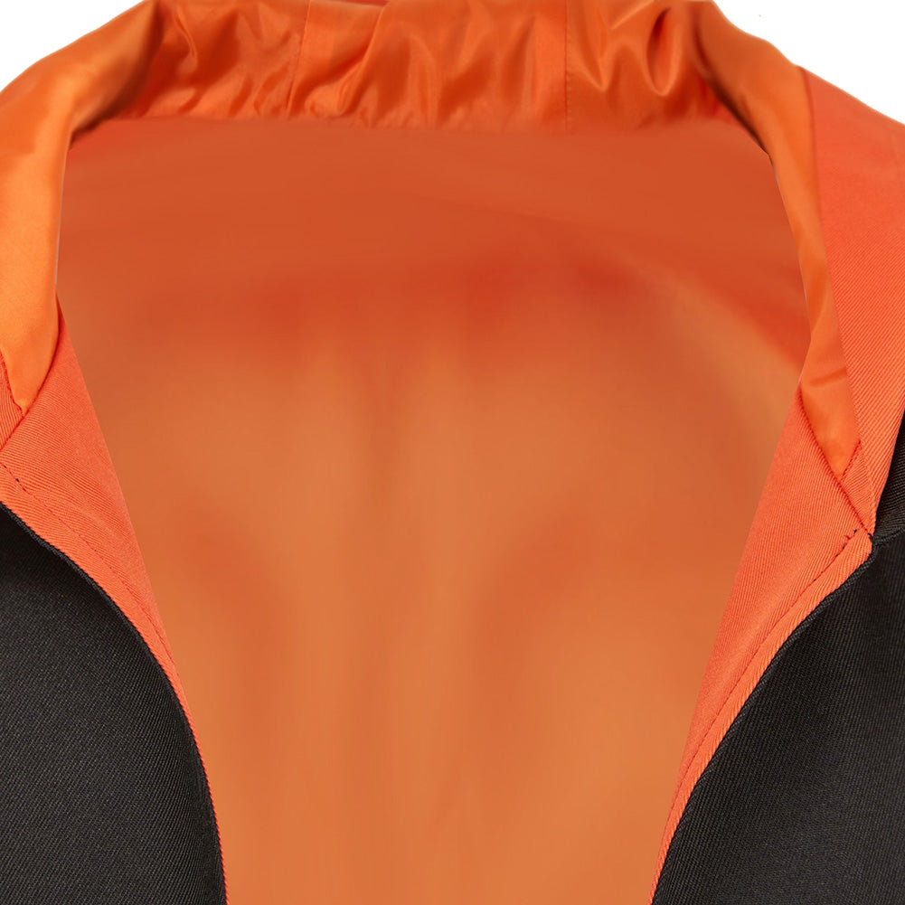 Les Bad Guys 2(2025) Kitty Kat Veste Noire et Orange Cosplay Costume