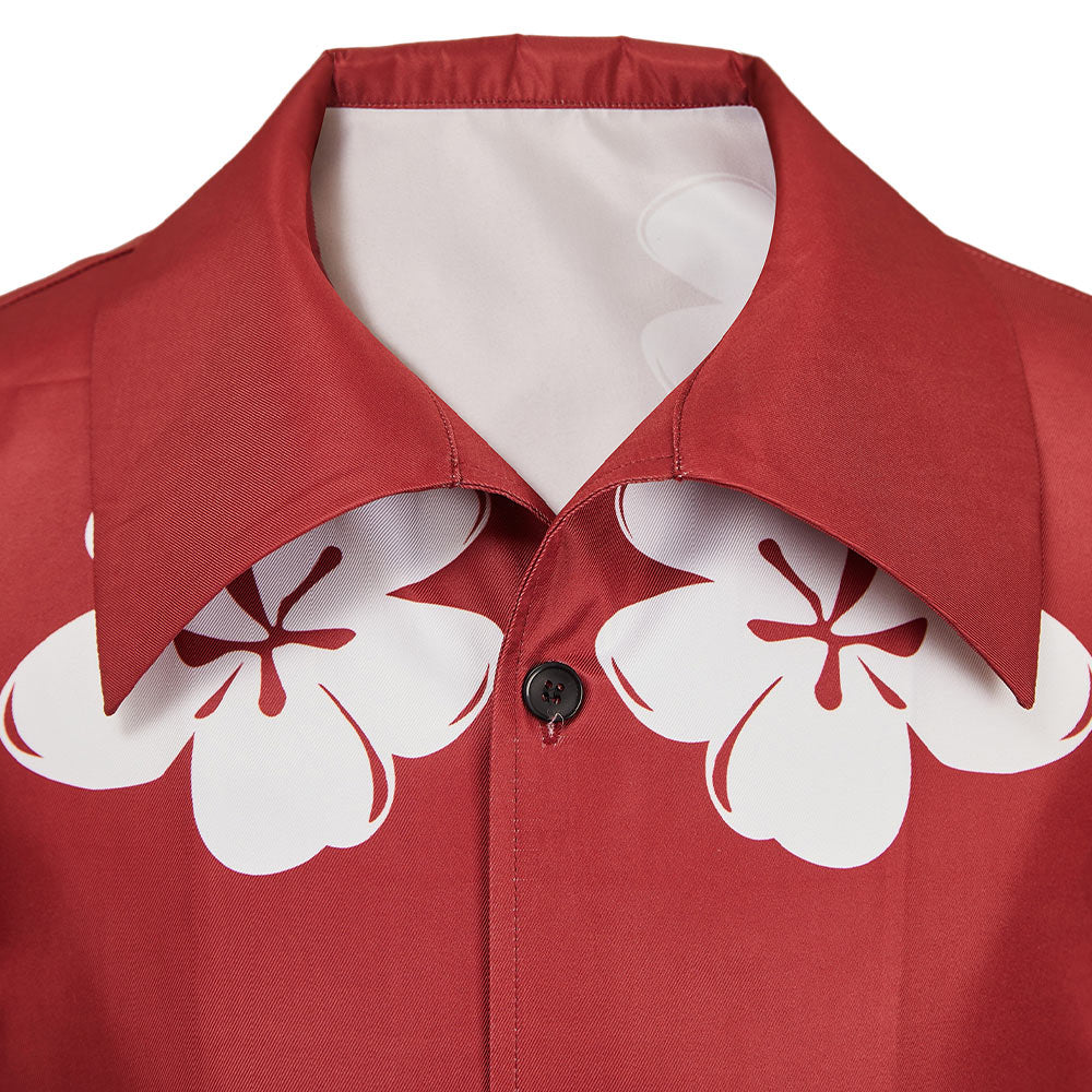 Les Bad Guys 2(2025) Mr. Snake Chemise Rouge Cosplay Costume