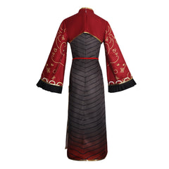 Limbus Company Jia Xichun Robe Rouge et Marron Cosplay Costume