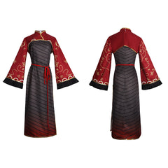 Limbus Company Jia Xichun Robe Rouge et Marron Cosplay Costume