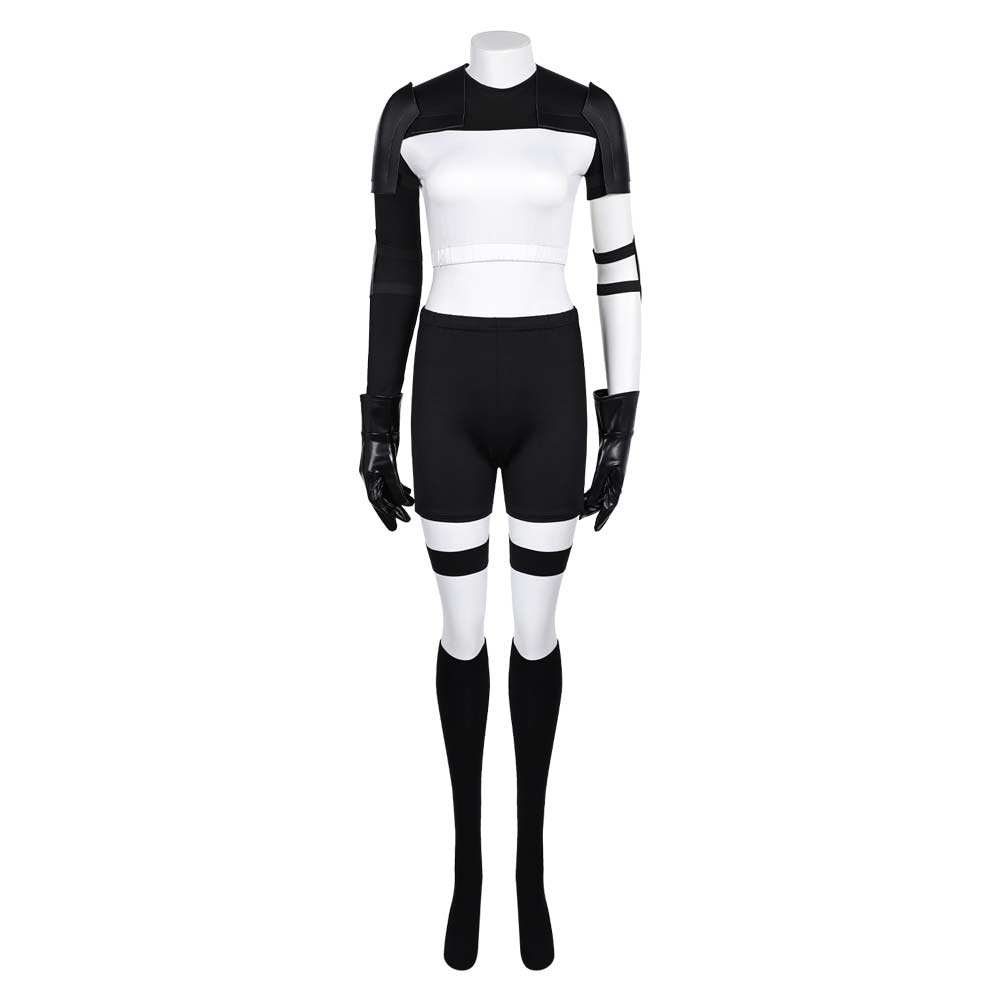 Love Death + Robots Saision 4(2025) Robot Tenue Blanche et Noire Cosplay Costume