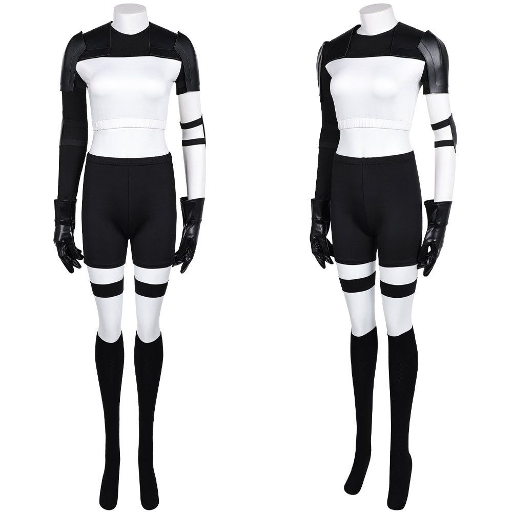 Love Death + Robots Saision 4(2025) Robot Tenue Blanche et Noire Cosplay Costume