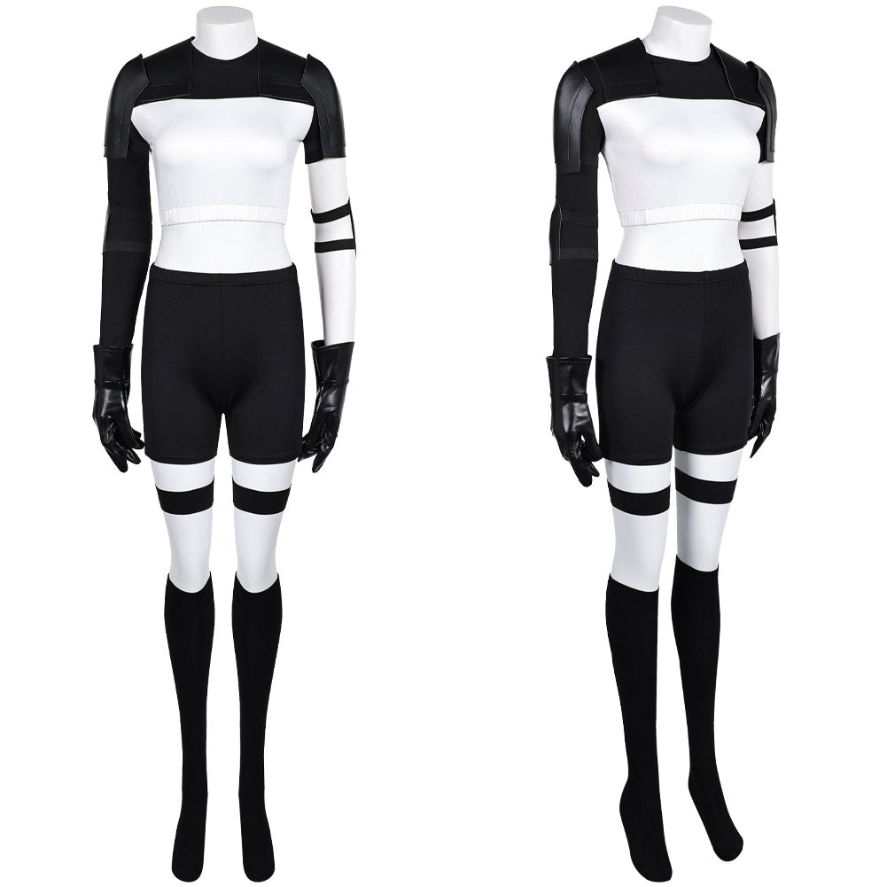 Love Death + Robots Saision 4(2025) Robot Tenue Blanche et Noire Cosplay Costume