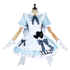 LoveLive TCG Muse μ's Robe Blanche et Bleue Cosplay Costume