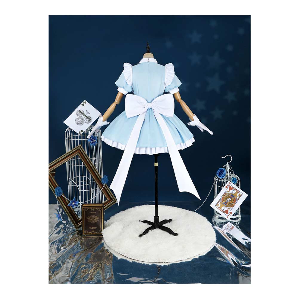 LoveLive TCG Muse μ's Robe Blanche et Bleue Cosplay Costume
