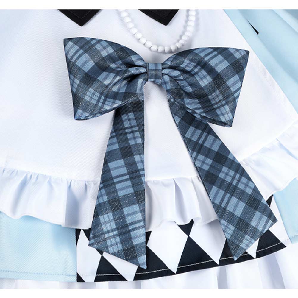 LoveLive TCG Muse μ's Robe Blanche et Bleue Cosplay Costume