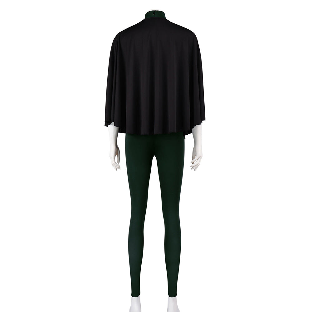 Maki Zenin Tenue Noire et Vert Foncé Cosplay Costume