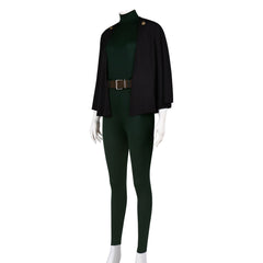 Maki Zenin Tenue Noire et Vert Foncé Cosplay Costume