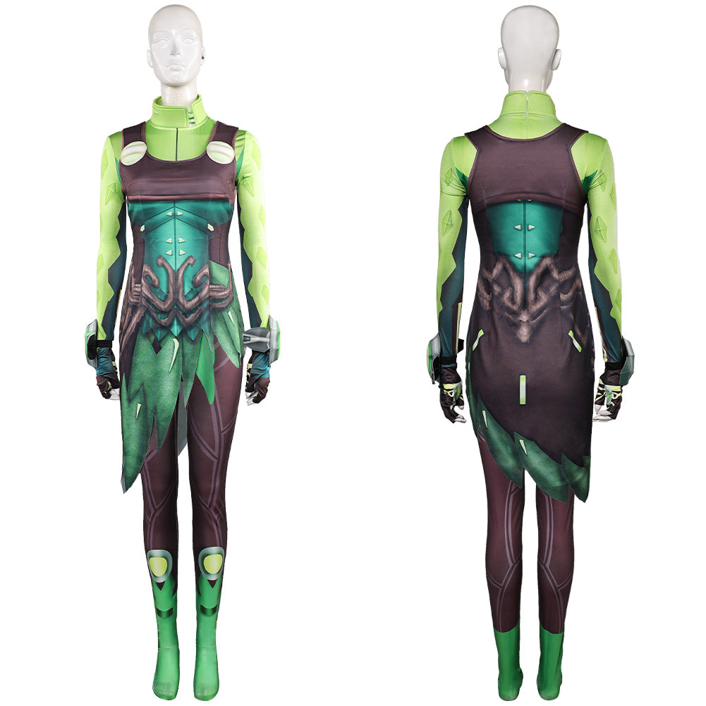 Mantis Tenue Verte Cosplay Costume
