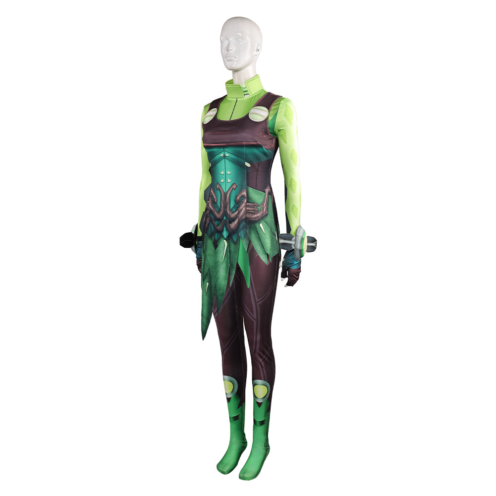 Mantis Tenue Verte Cosplay Costume