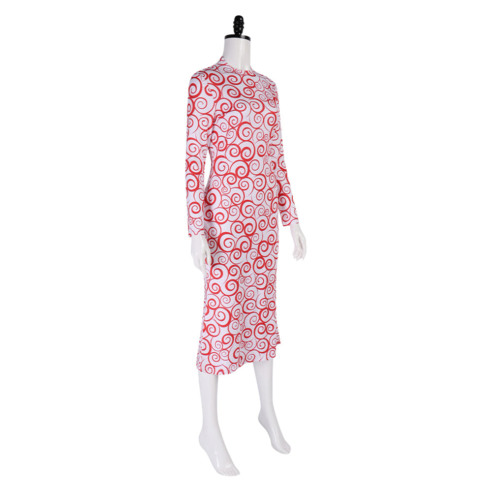 Mars Attacks Martian Girl Robe Rouge Cosplay Costume